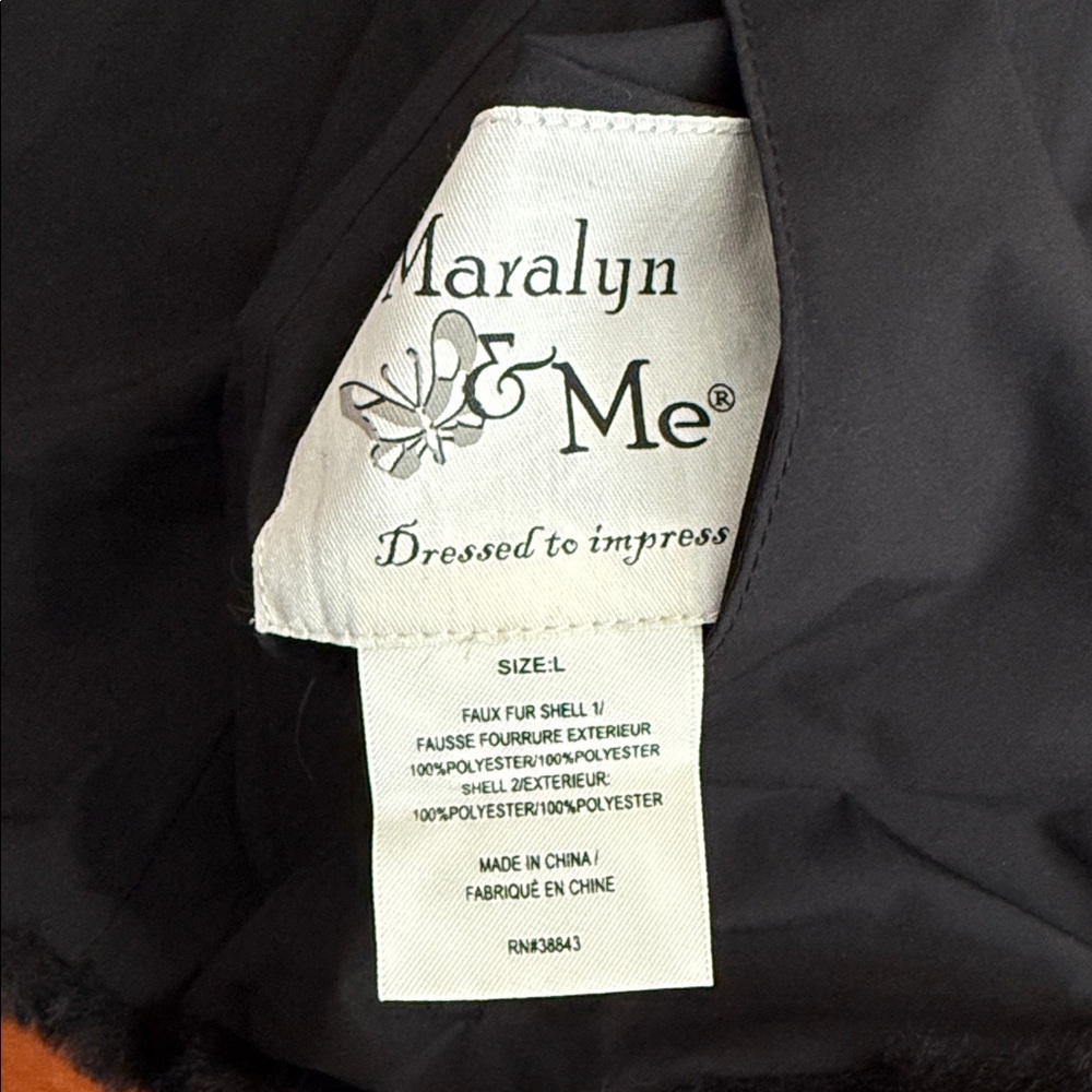 Maralyn & Me Black Teddy Jacket - Picture 7 of 8